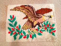 Vintage Latch Hook Rug