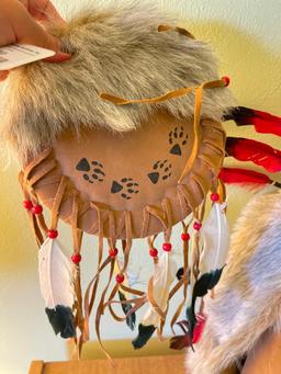 Bisque Head Native American Doll