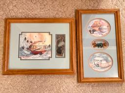 Pair of Native American Framed Art