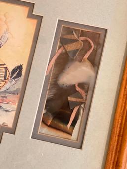 Pair of Native American Framed Art