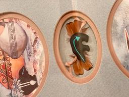 Pair of Native American Framed Art