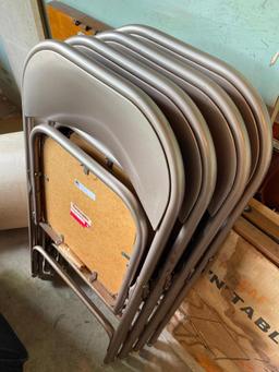 Set of 4 Vintage Samsonite Folding Chairs