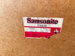 Set of 4 Vintage Samsonite Folding Chairs