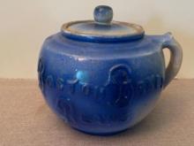 Antique Stoneware Boston Baked Bean Pot