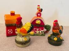 Group of Trinket Boxes
