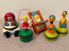 Group of Trinket Boxes