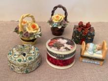 Group of Trinket Boxes