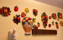 Group of Chalkware/Plaster Wall Hangings