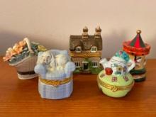 Group of Trinket Boxes