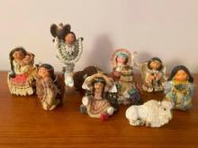 Group of Composite Native American Figures