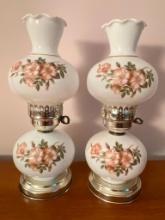 Pair of Gone with the Wind Lamps