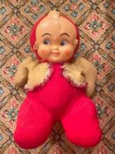 Large Vintage Plush Kewpie Doll