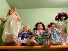 Group of Vintage Dolls