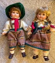 Pair of German Dolls