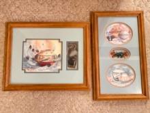 Pair of Native American Framed Art