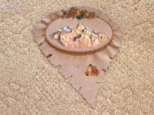 Native American Painting on Leather