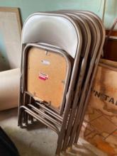 Set of 4 Vintage Samsonite Folding Chairs