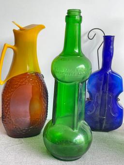 Group of Vintage Glass Bottles