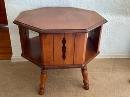 Vintage Wooden End Table