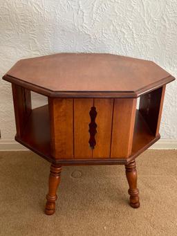 Vintage Wooden End Table