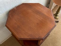 Vintage Wooden End Table