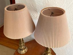 Pair of Stiffel Brass Lamps