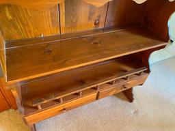 Top Section of China Hutch