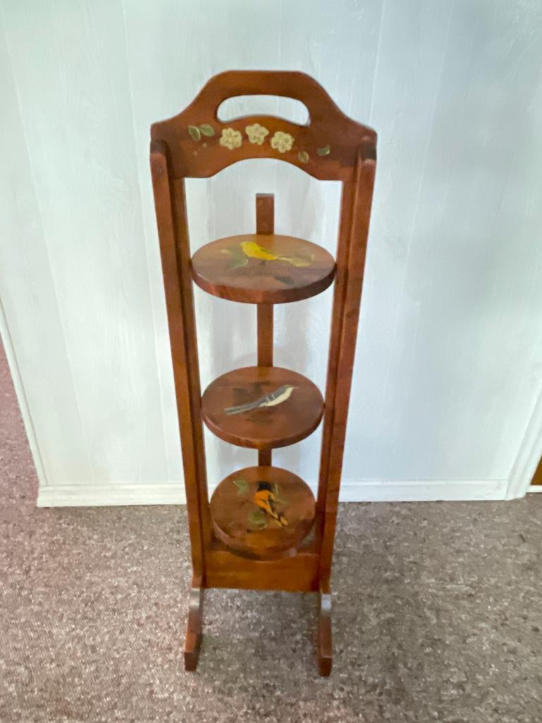 Wooden Hand Painted Display Stand