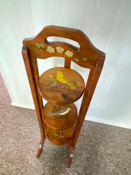 Wooden Hand Painted Display Stand
