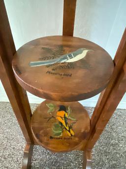 Wooden Hand Painted Display Stand