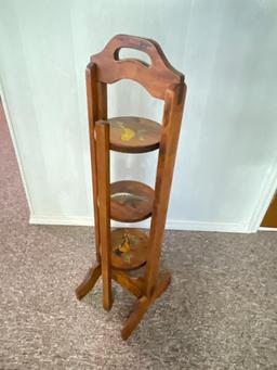 Wooden Hand Painted Display Stand