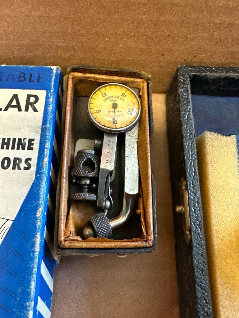Nice Machinist Guages and Misc. Lot with Brass Hammer and Cool Magnet!