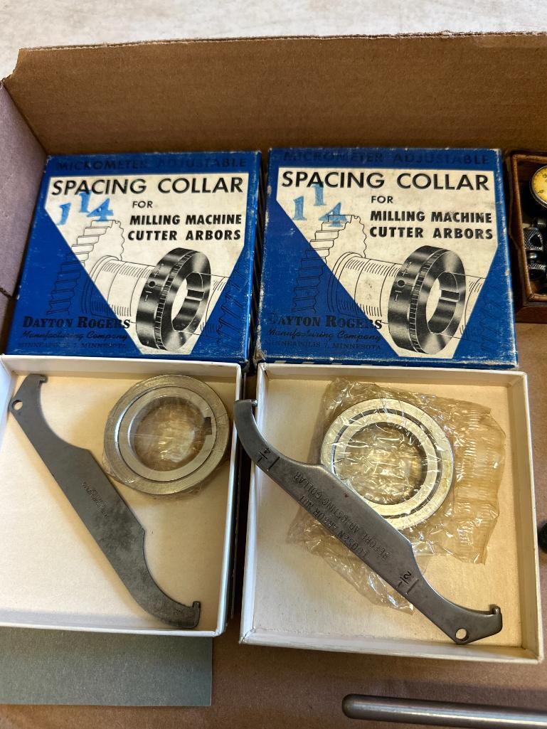 Nice Machinist Guages and Misc. Lot with Brass Hammer and Cool Magnet!