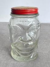 Vintage Nash's Mustard Glass Bank