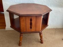 Vintage Wooden End Table
