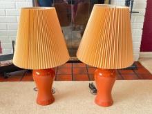 Pair of Ceramic Lamps