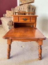 Vintage Young Republic Tell City Wood End Table