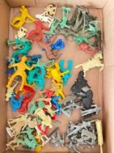 Mixed Group of Vintage Plastic Figures