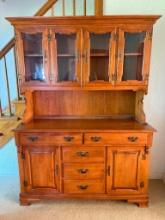 Vintage 2 Piece China Cabinet