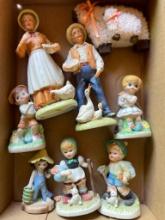 Group of Ceramic Figurines