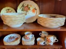 Set of Mikasa "Imperial Garden" Dishes