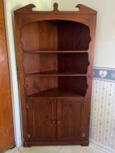 Wooden Corner Shelving