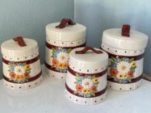 Vintage Ceramic Canister Set