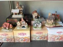 Group of 7 David Winter Cottages