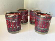 Set of Happy Holidays Drinking Glasses