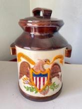 Americana Ceramic Canister