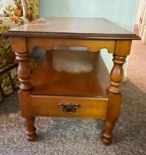 Vintage Young Republic Tell City End Table