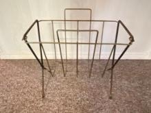 Vintage Metal Magazine Rack