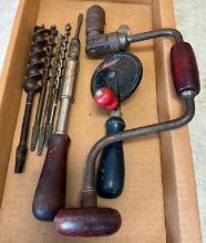 Brace and Bits, Vintage Drill and Yankee Screwdriver