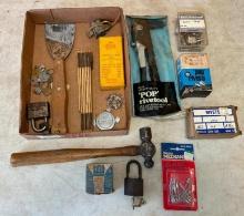 Nice Misc. Tool Lot with US Lock and More!